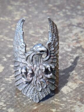 Flying .925 Sterling Silver Eagle Ring